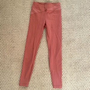 Koral mauve reptile full length legging size xs